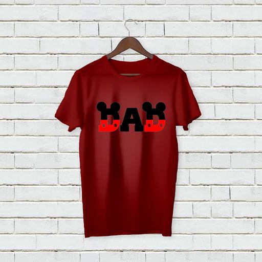 Personalised Text Dad Father Micky Mouse inspired love tshirt (2).jpg