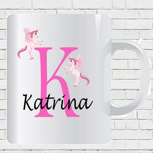 Untitled-1_0010_Personalised Text Unicorn K and Add Your Name Mug.jpg.jpg