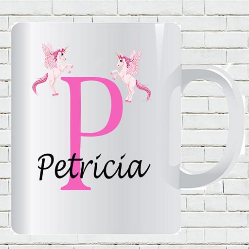 Untitled-1_0015_Personalised Text Unicorn P and Add Your Name Mug.jpg.jpg