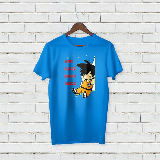 Personalised Even Super Sayan Needs Rest T-Shirt - Add Your Text/Name