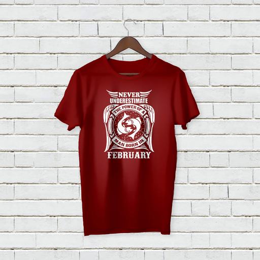 Never underestimate the power of a man born in FEBRUARY Personalised (4).jpg