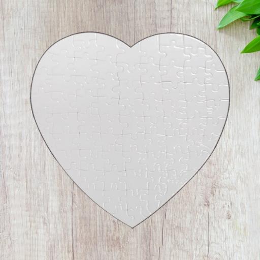 Personalised Heart Shaped Photo Jigsaw Puzzle