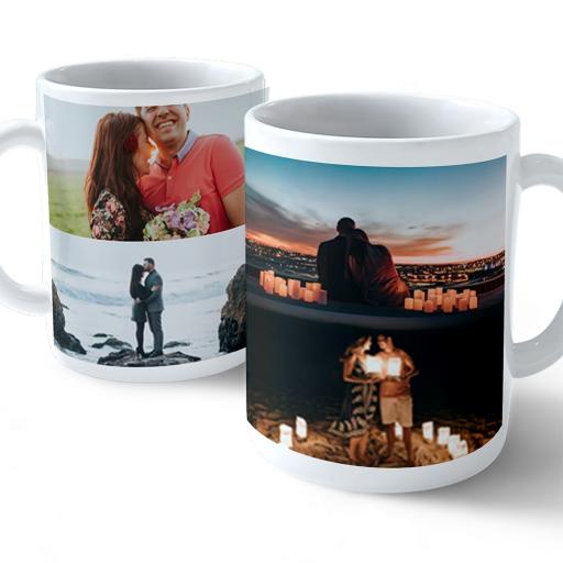 Personalised Mug with 4 Photo Collage