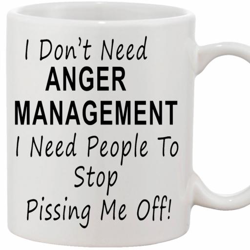 Personalised 'I Don't Need Anger Management' Mug