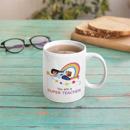 Personalised You're a Super Teacher Mug - Add Name/Text