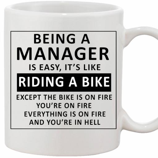 Personalised Being a Manager is Easy Mug.jpg