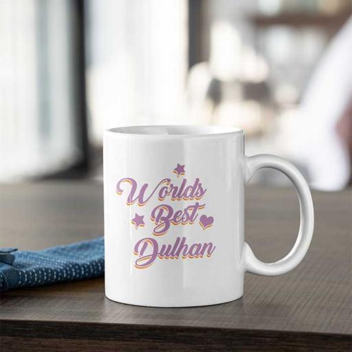 Personalised 'World's Best Dulhan' Mug - Gift for Brides