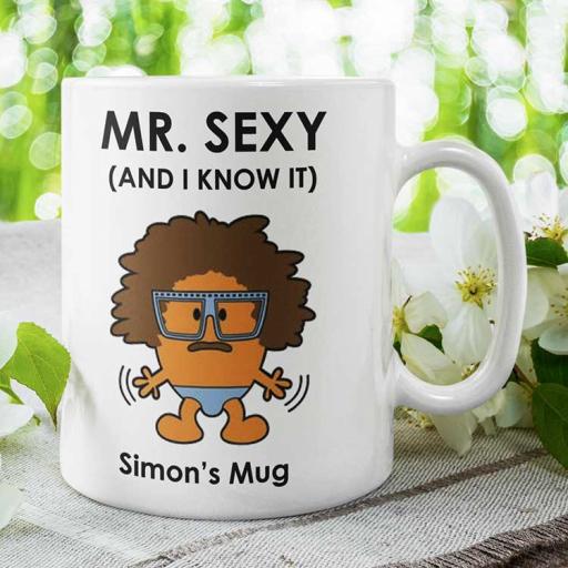 Personalised Mr Sexy Mug - Add Name