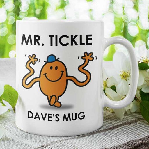 Personalised Mr Tickle Mug - Add Name