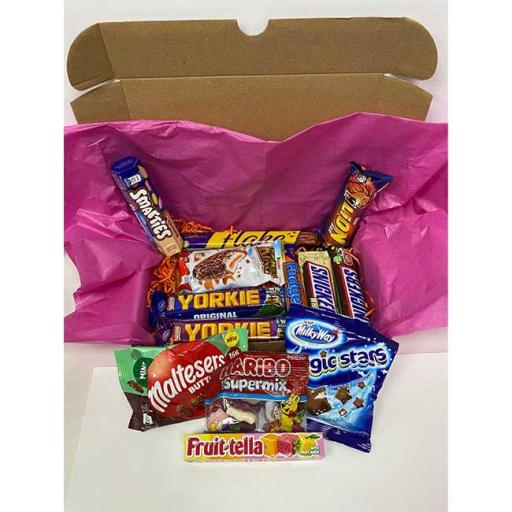 Post Box Chocolate Haven Hamper - with Personalised Card