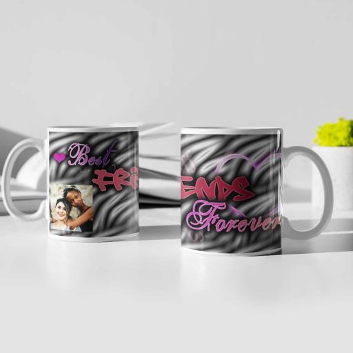 Best Friends Forever Photo Upload Mug