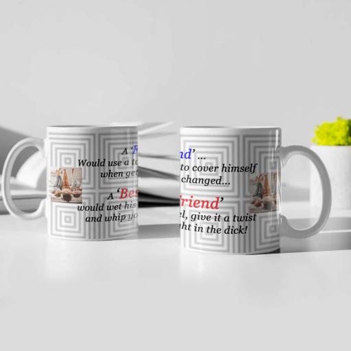 Personalised Funny Best Friends Mug - Add Photos