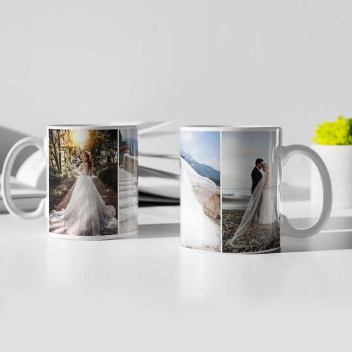 3 Photo Collage Personalised Mug