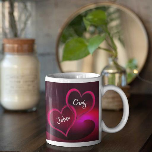 Personalised Couple Names Mug - Add Names