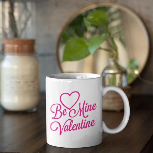 Personalised 'Be Mine Valentine' Mug - Add Name