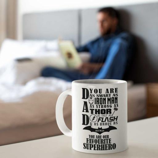 Personalised 'You Are my Favourite Superhero' Mug - Add Photo