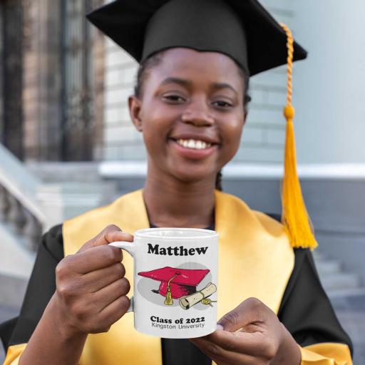 Personalised Graduation Mug - Add Name, Graduation Year & University