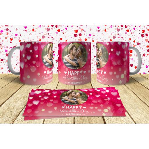 Personalised Romantic Valentine's Day Mug - Add Photo