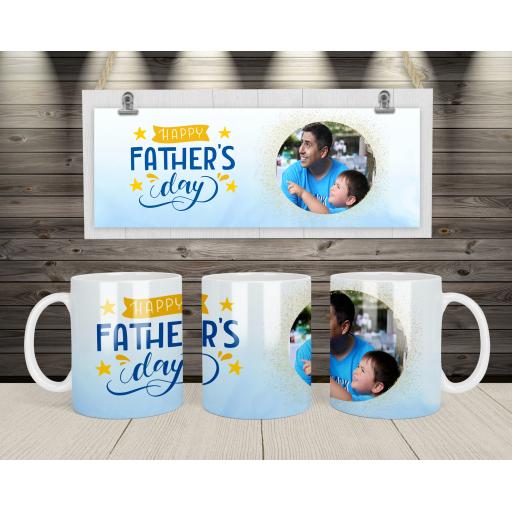 Personalised ''Happy Father's Day" Mug - Upload Photo