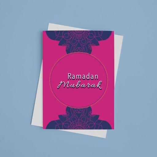 Personalised Ramadan Mubarak Card - Add Name/Message