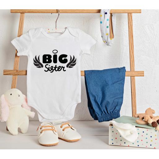 'Big Sister' Personalised Babygrow