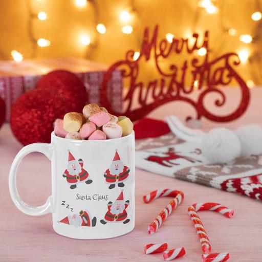 Personalised Santa Claus Mug - Add Photo / Text