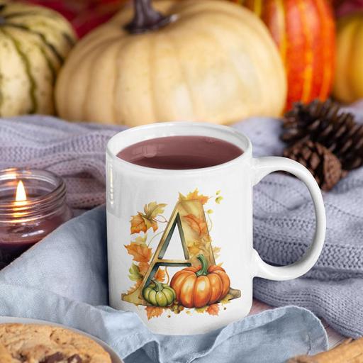 Personalised Halloween Name/Initial Mug