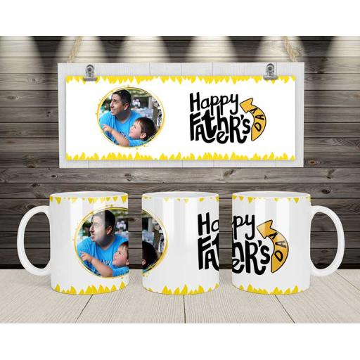 Happy Father's Day Personalised Photo Mug