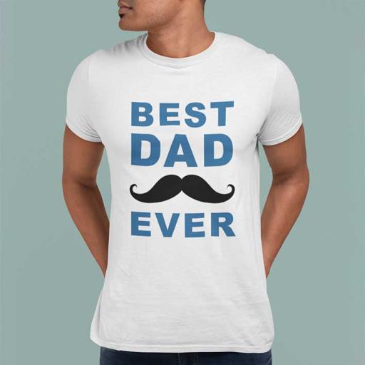 Personalised "Best Dad Ever" t-Shirt - Add Name