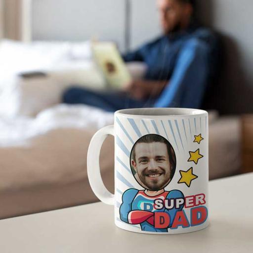Personalised Super Dad Mug for Your Super Hero
