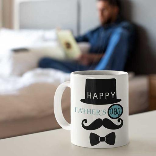 Happy Father's Day to a Gentleman Dad - Personalised Mug