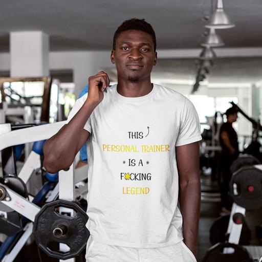 This Personal Trainer Is A F*cking Legend - Personalised  Funny Quote t-Shirt
